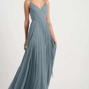 Jenny Yoo Kimi - Mayan Blue. Never worn. Size 14.